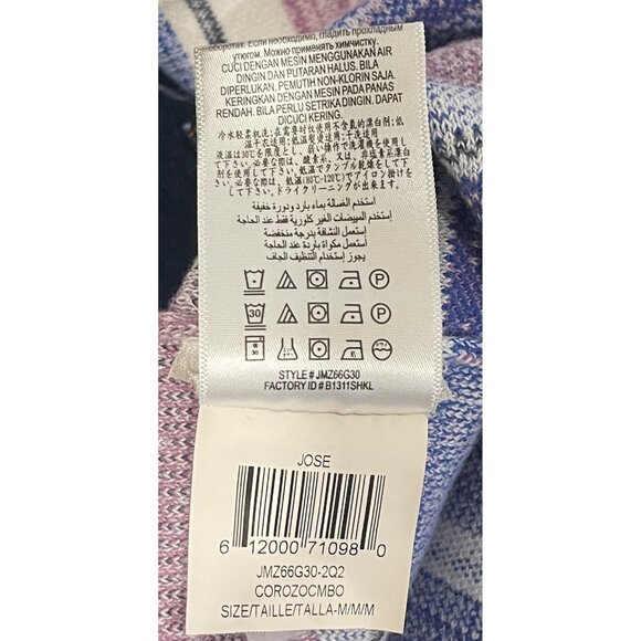 BCBGMAXAZRIA Multi-Striped Bodycon Sleeveless Dress Sz Med Chic Cocktails‎ Party - Picture 6 of 6